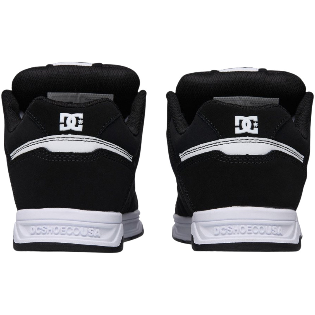 2026 DC Shoes Mens Stag Trainers 320188 - Black / Black / White